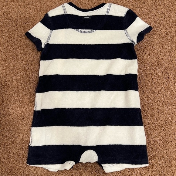 Baby Gap 6-12 Months Striped Romper TerryCloth - Picture 4 of 4